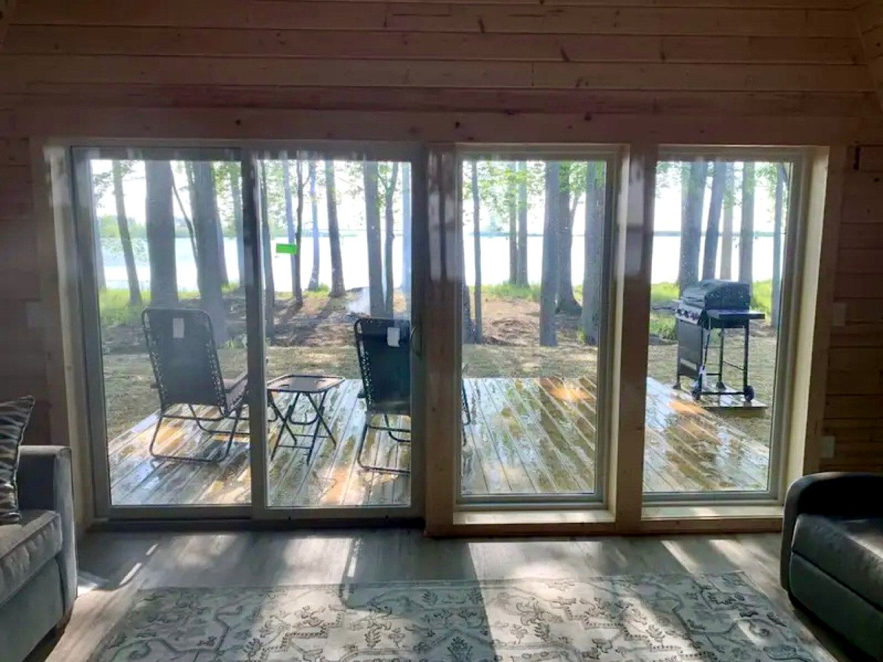 Lakefront A-Frame with Lofted Interior Ideal for Outdoor Activities in Michigan