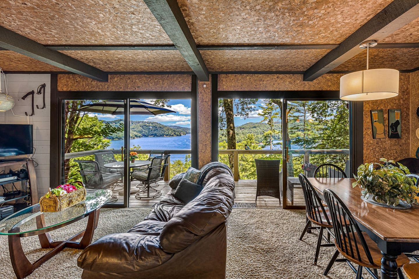 Homey Cottage with Incredible Lake View in the Woods near Cashiers, North Carolina