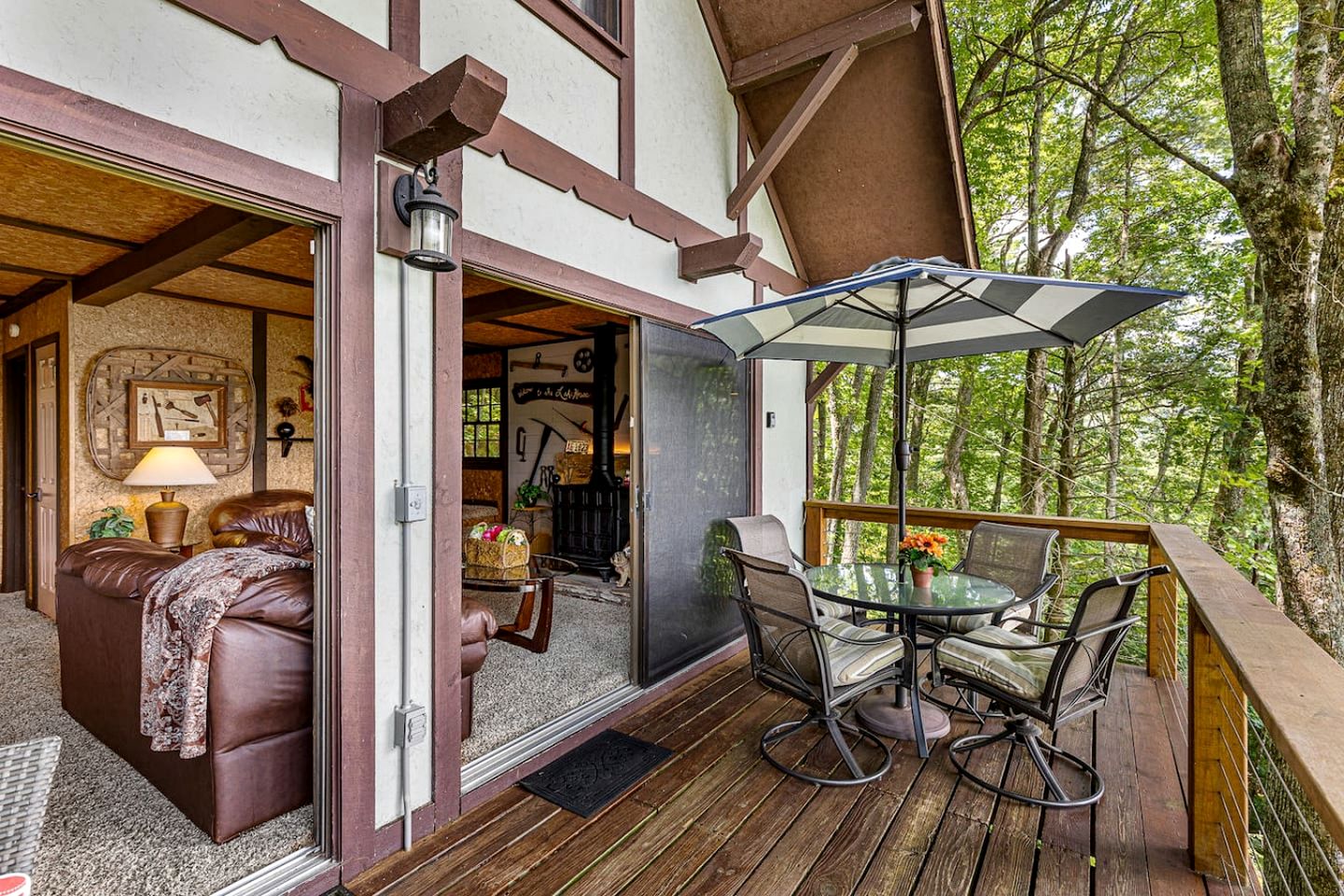 Homey Cottage with Incredible Lake View in the Woods near Cashiers, North Carolina