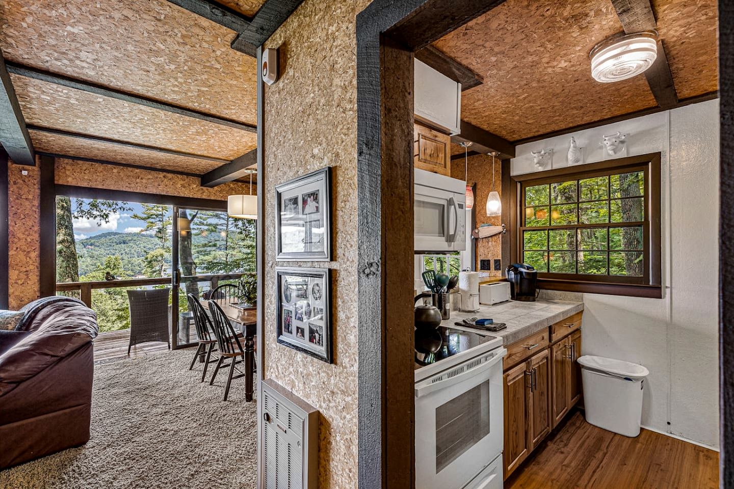 Homey Cottage with Incredible Lake View in the Woods near Cashiers, North Carolina
