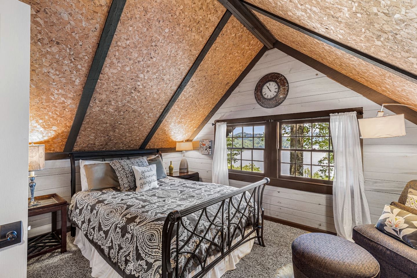 Homey Cottage with Incredible Lake View in the Woods near Cashiers, North Carolina