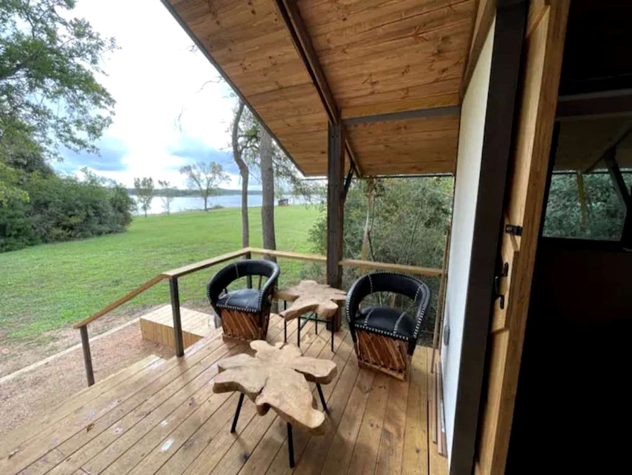 Lakefront Glamping Escape in Bashrop, Texas for Weekends Away in Nature