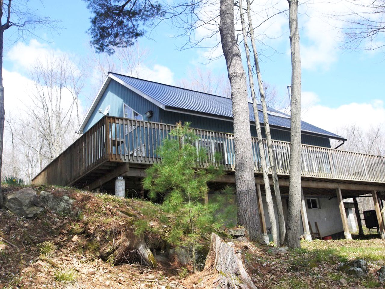 Lakefront Cabin Rental with Three Bedrooms in Rideau Lakes near Ottawa