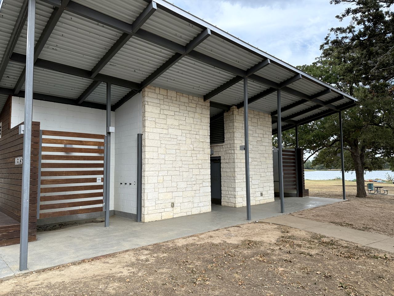 Relaxing Lakeview Safari Tent with Outdoor Seating and Nature Access near Bastrop, Texas