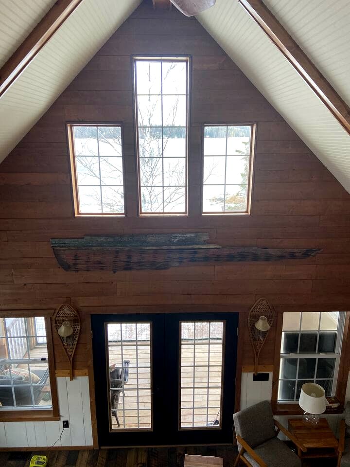 Lakefront Secluded Cabin with Fireplace in Cedarville, Michigan