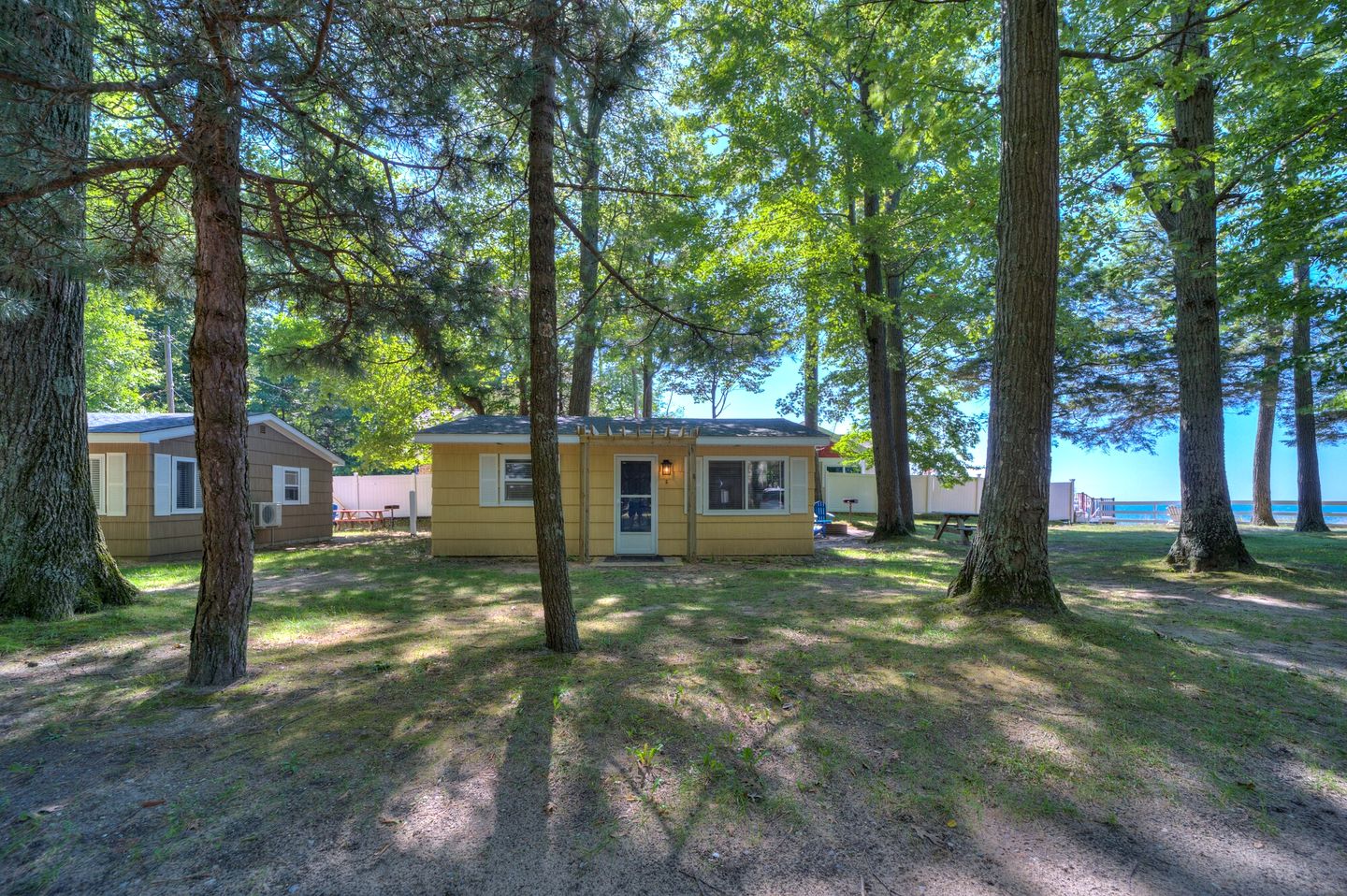Lakeside Cabin Rental with Beach Access and Fire-Pit for Relaxing Getaways to Lake Michigan