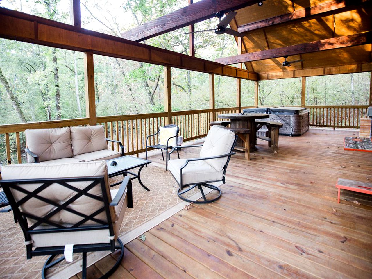 Log Cabin near Mountain Fork River, Oklahoma