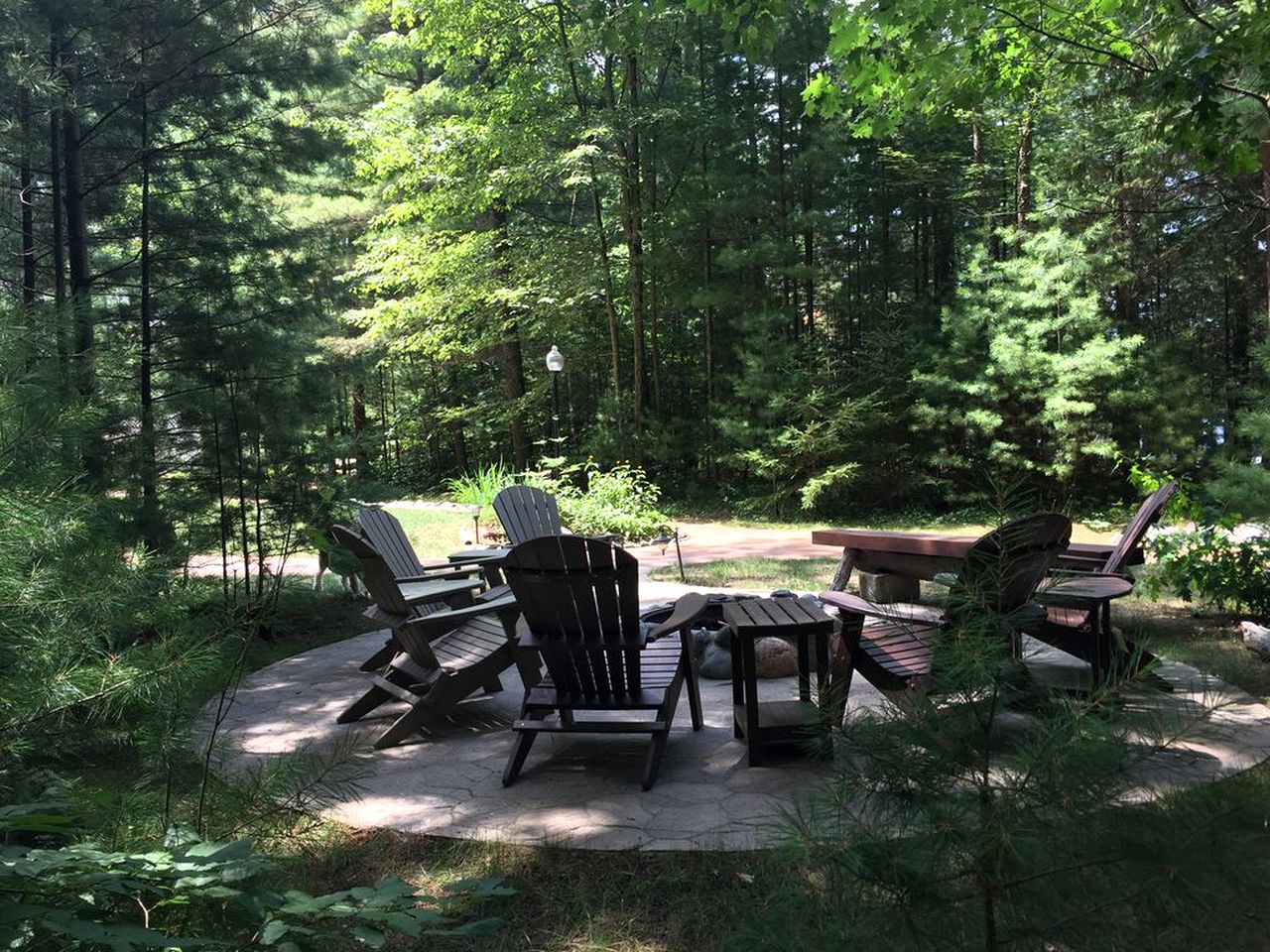 Romantic Suite Rental with a Private Deck on Deer Lake, Wisconsin