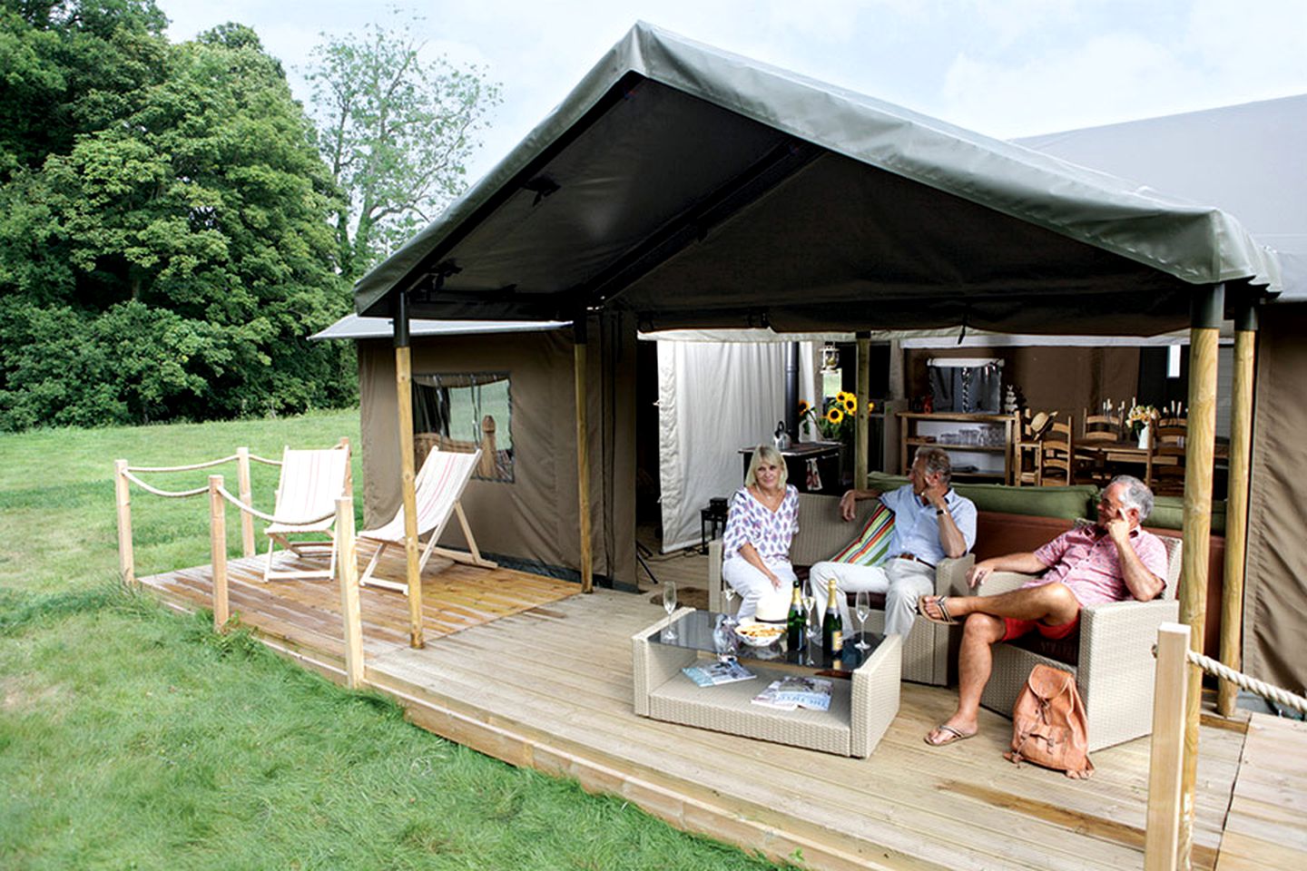 Rustic Tented Cabin for Six Guests in Rutland County, England