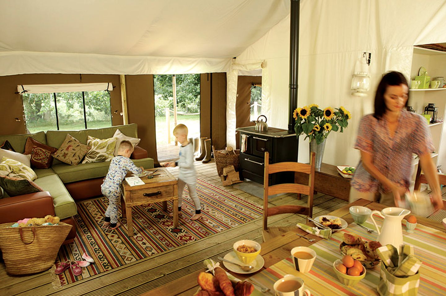 Charming Tented Cabin Located in Kittisford Barton, Somerset, England