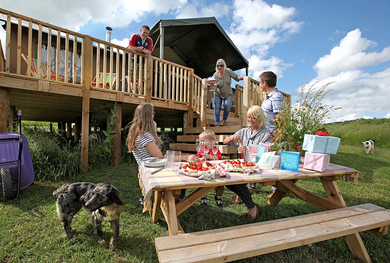 Tented Cabins (Kittisford Barton, England, United Kingdom)