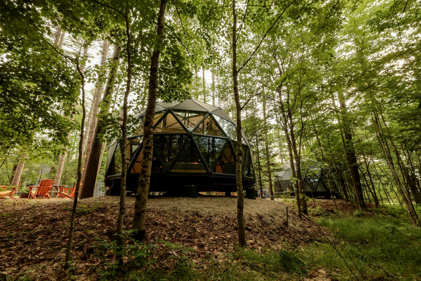 Enchanting Geodesic Dome Oasis Near Freeport, Maine