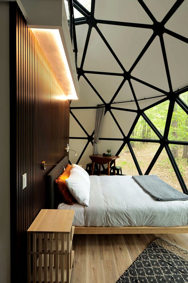 Serene Coastal Geodesic Dome Haven Near Freeport, Maine