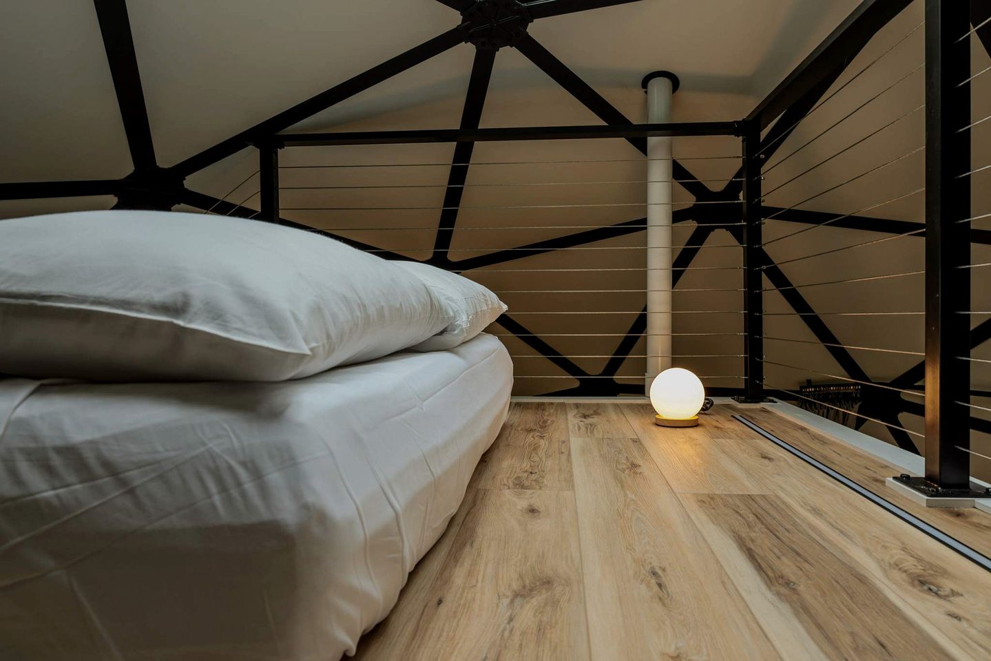 Tranquil Coastal Geodesic Dome Retreat Near Freeport, Maine