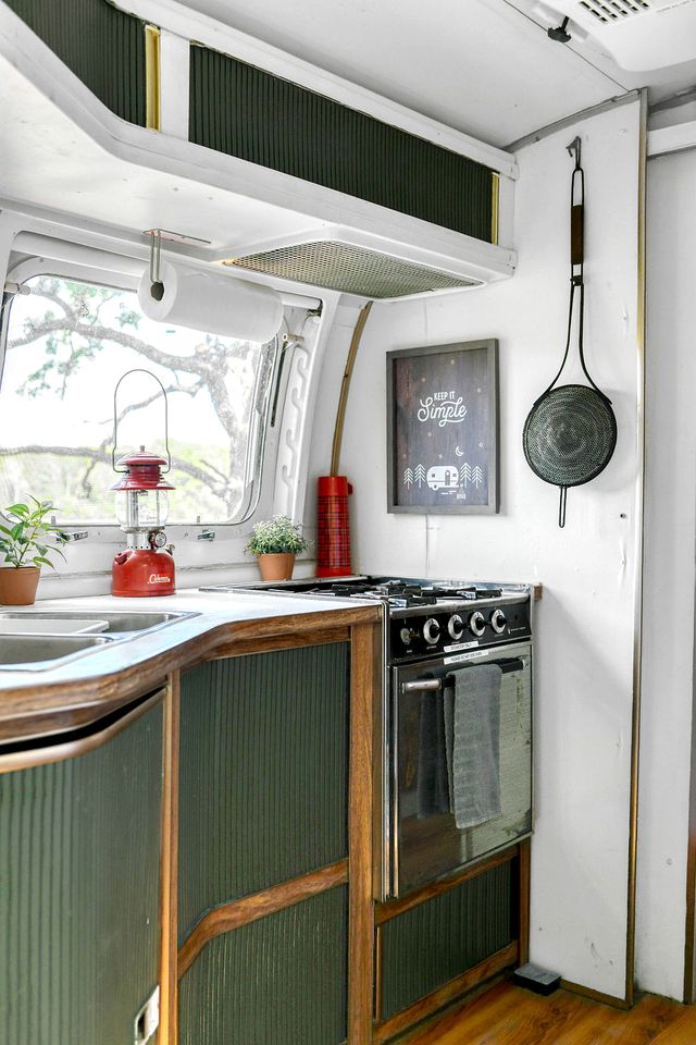Stunning Vintage Airstream with Fire Pit Surrounded by Natural Beauty for an Amazing Outdoor Adventure in Troy, Wisconsin