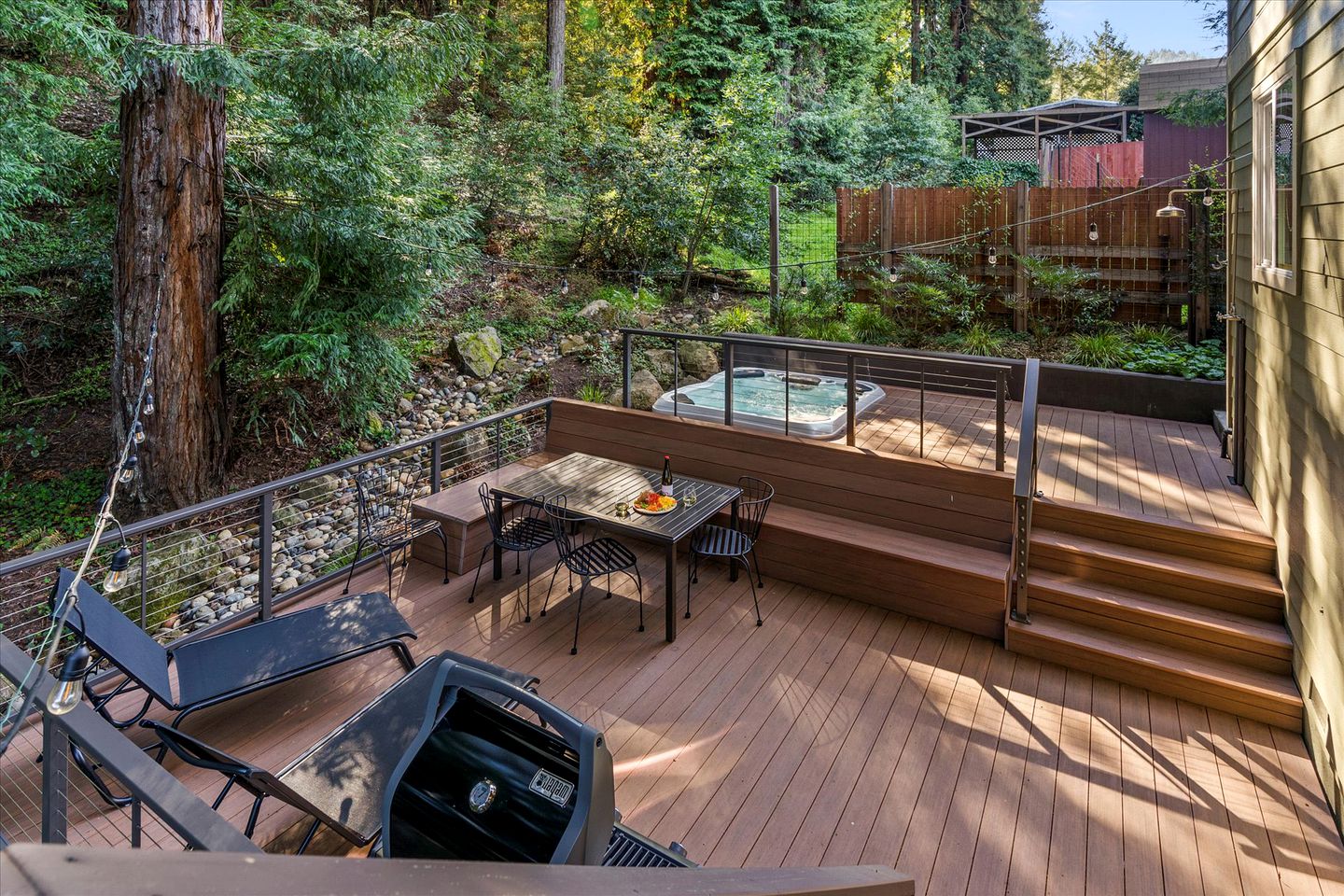 Guerneville Cabin with Hot Tub and Forest Views near Sonoma Wine Country