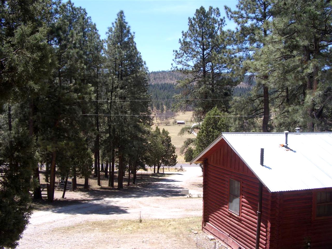 Log Cabin In Lincoln National Forest New Mexico