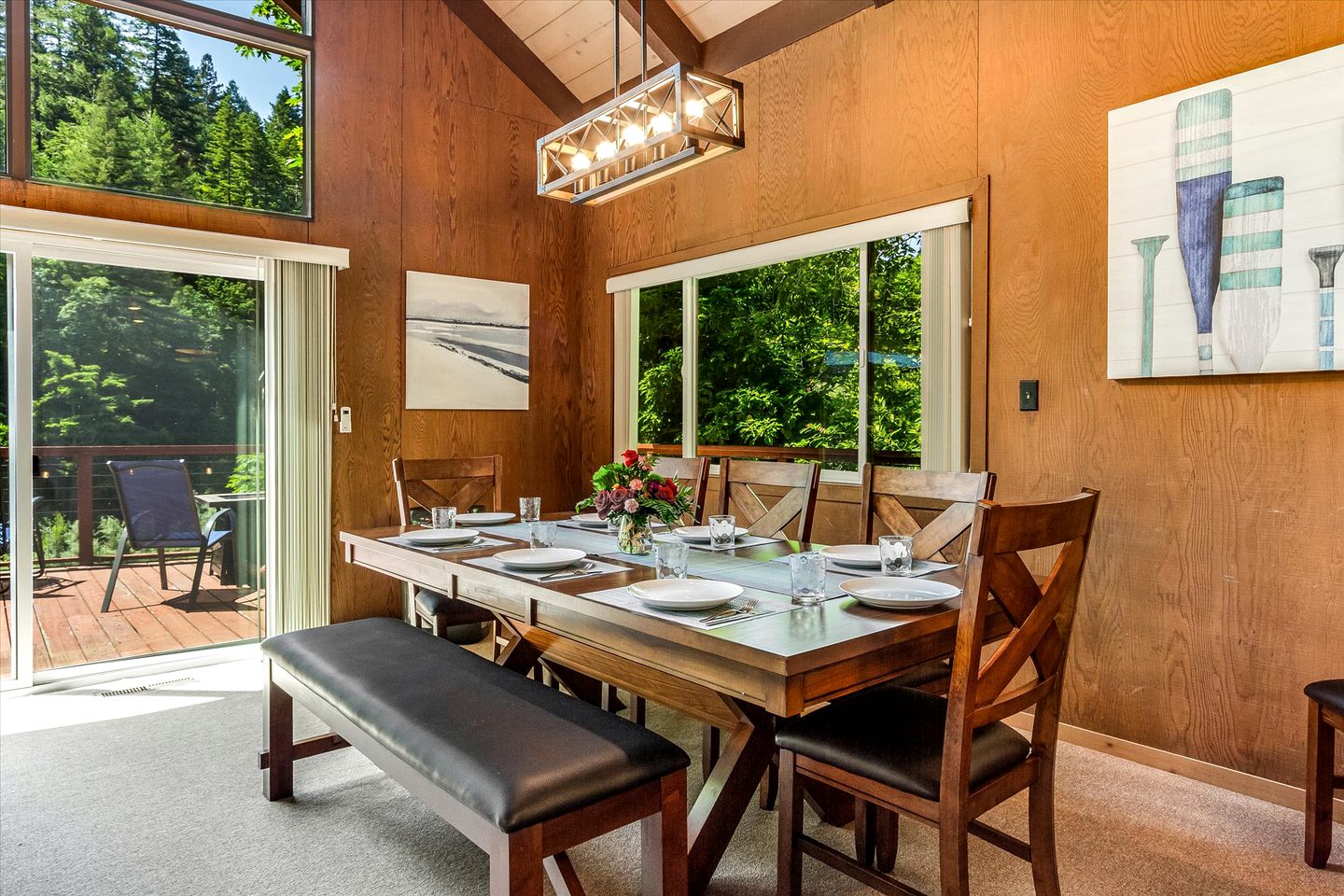 Luxury Log Cabin on the Russian River Surrounded by Redwoods State Natural Reserve in Guerneville, California