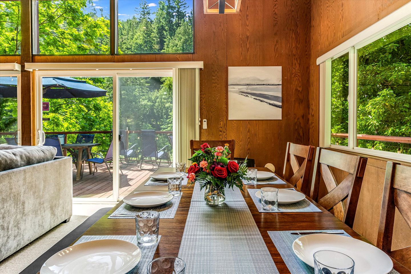 Luxury Log Cabin on the Russian River Surrounded by Redwoods State Natural Reserve in Guerneville, California