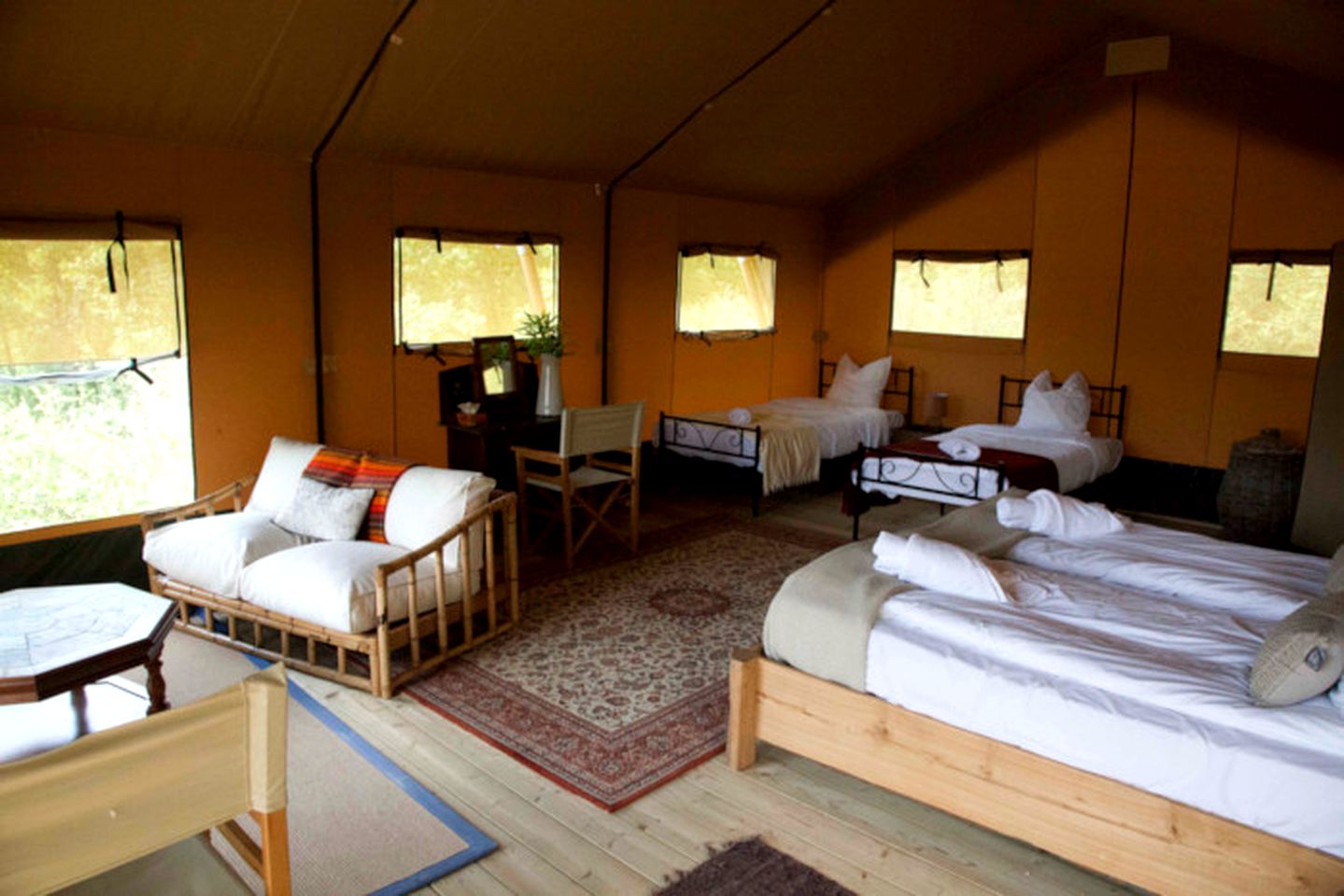 Fabulous Safari Tents for a Glamping Getaway in the Aveyron Valley, France