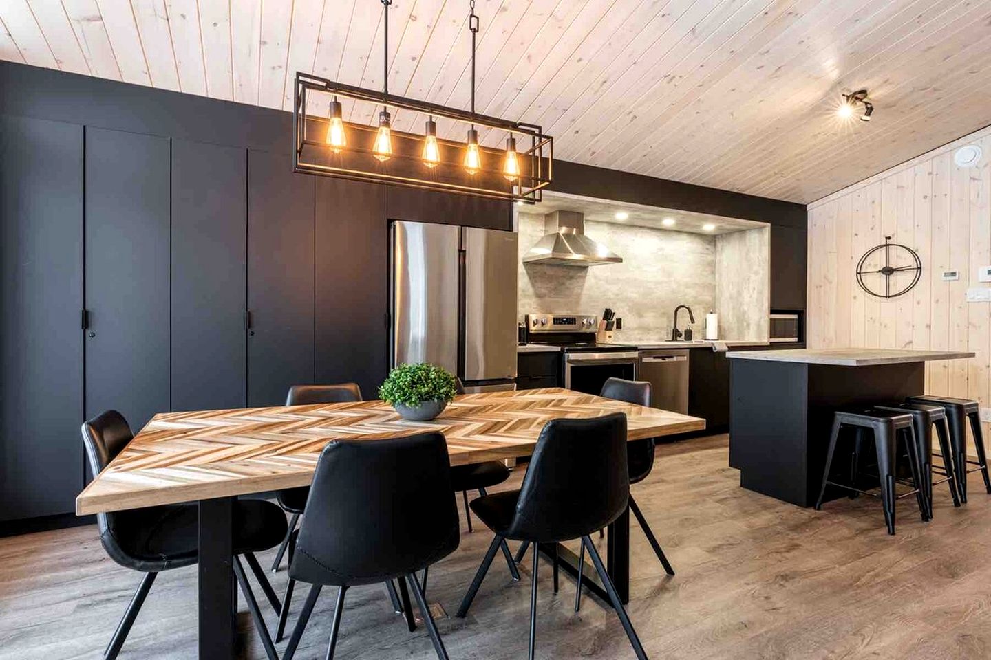 Secluded Forest Retreat with Stylish Interior in Domaine Charlevoix, Quebec