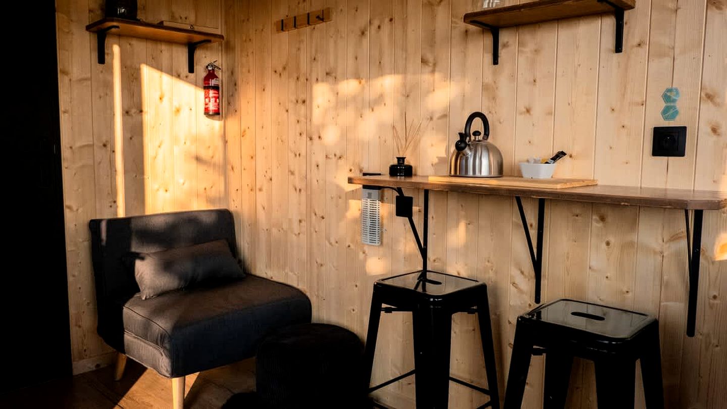 Charming Eco-Friendly Tiny Home with Mediterranean Horizon Views Near Céret | France