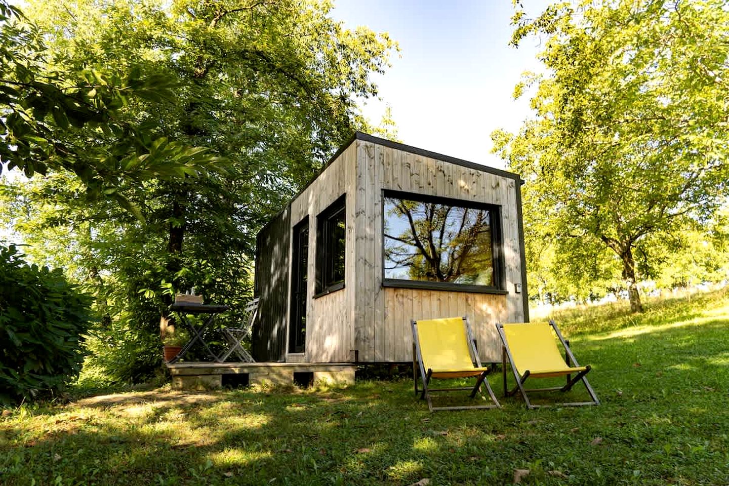 Panoramic Eco-Lodge with Orchard & Animal Friends Near Saint-André-en-Royans | Vercors, France