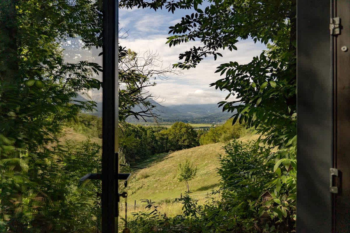 Panoramic Eco-Lodge with Orchard & Animal Friends Near Saint-André-en-Royans | Vercors, France