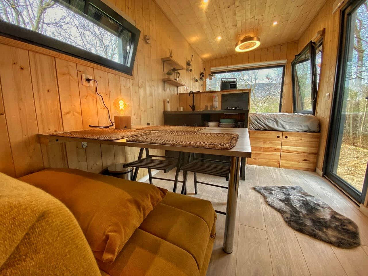 Panoramic Eco-Lodge with Orchard & Animal Friends Near Saint-André-en-Royans | Vercors, France