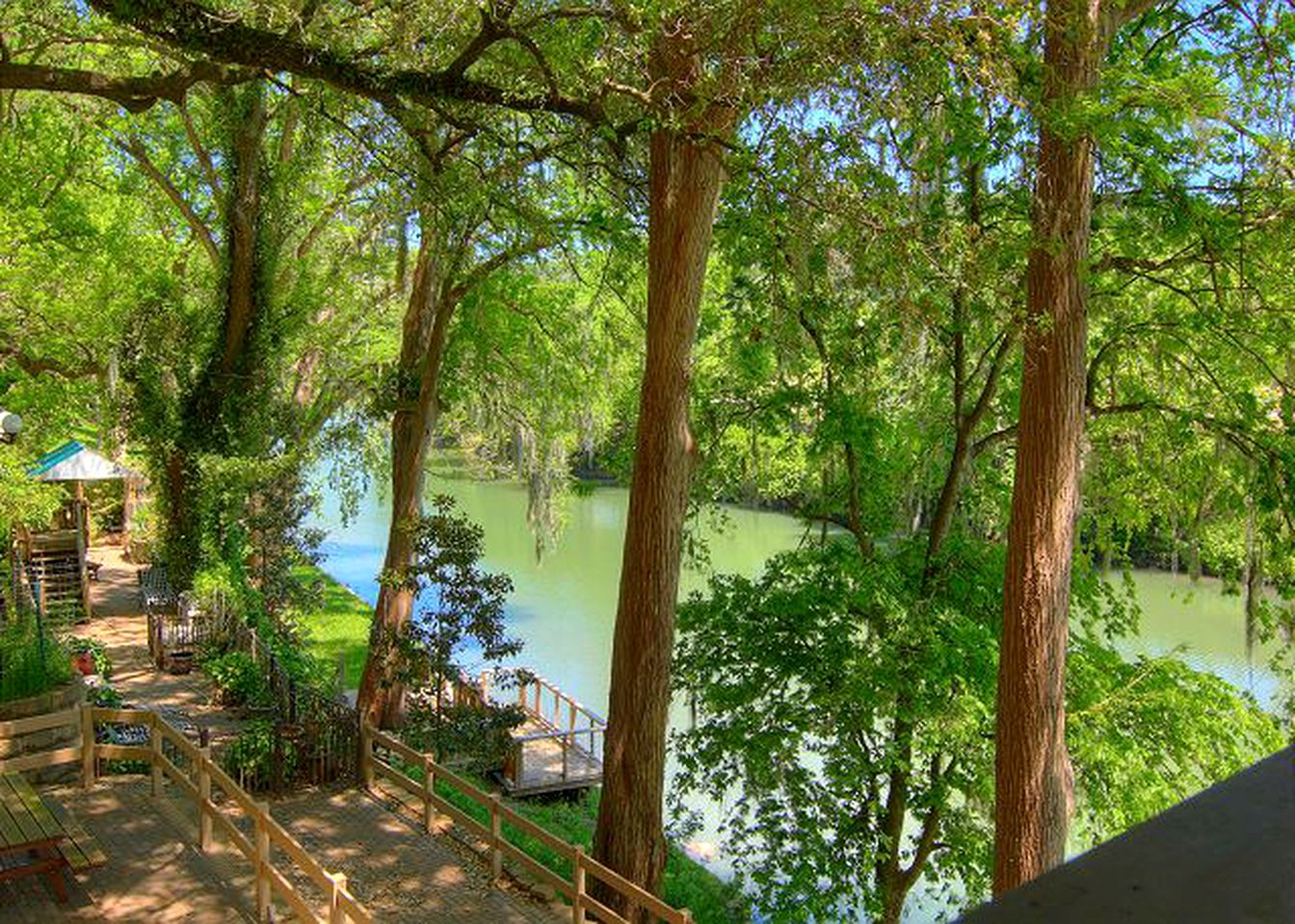 Waterfront Glamping Stay on Guadalupe River in Texas