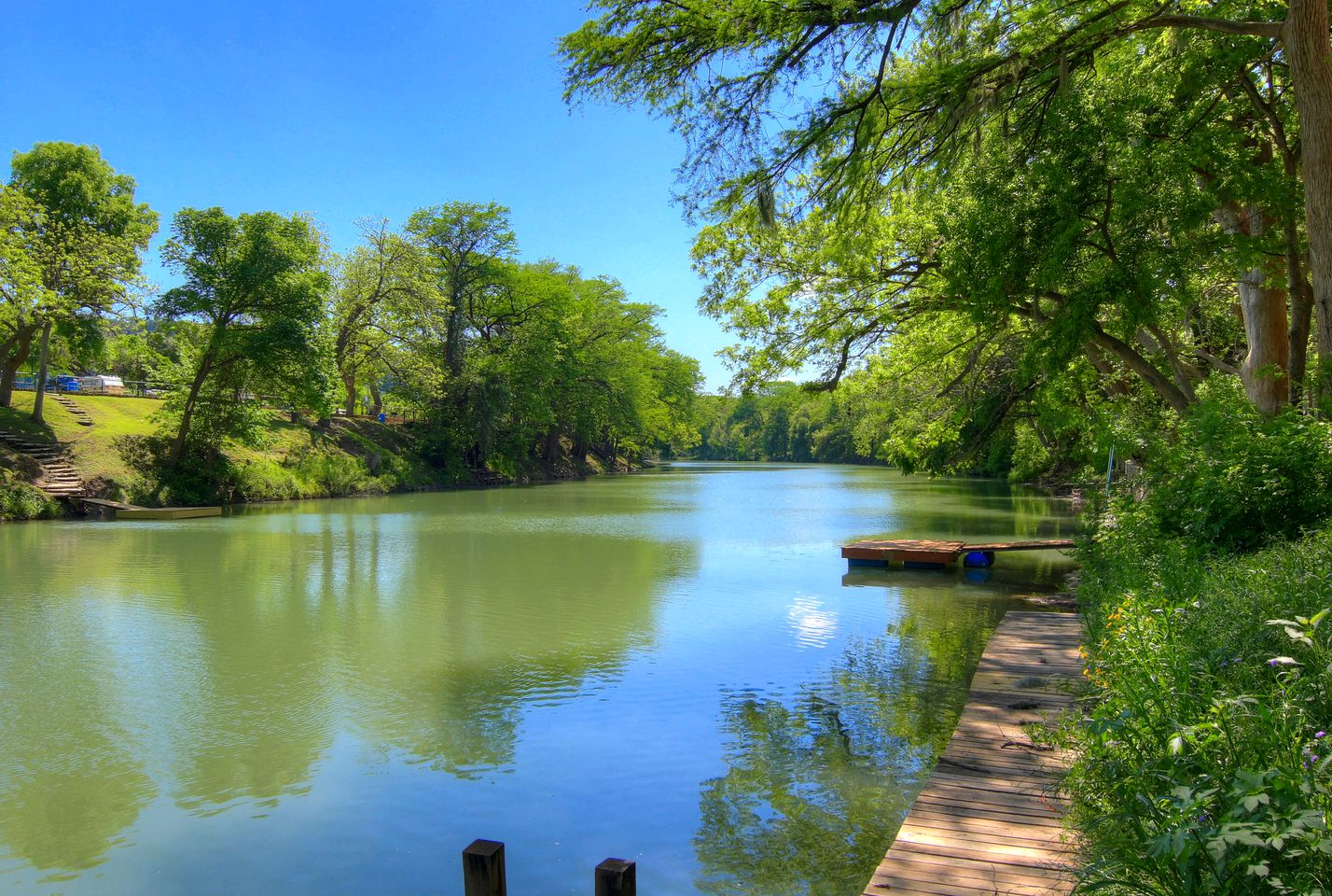 Waterfront Glamping Stay on Guadalupe River in Texas