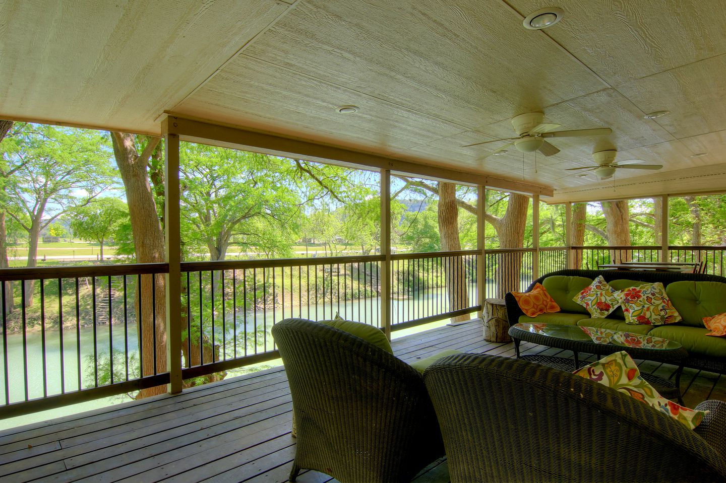 Stunning Cabin Rental Overlooking the Guadalupe River in New Braunfels, Texas