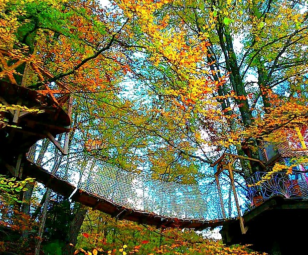 Tree Houses (Saint-Agnant-près-Crocq, Nouvelle-Aquitaine, France)