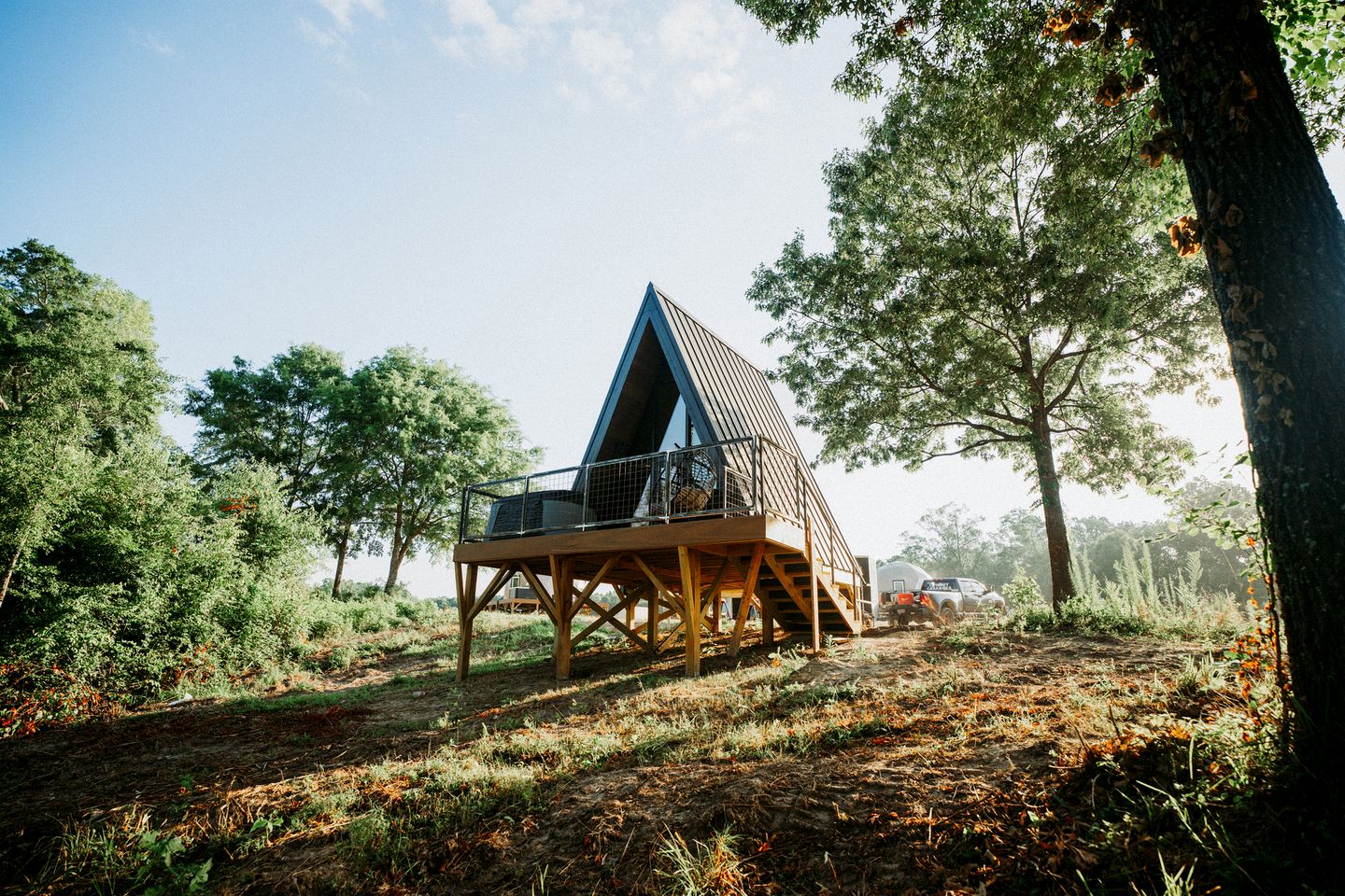 Romantic A-Frame Cabin with Hot Tub Perfect for Couples in Cedar Bluff, Alabama