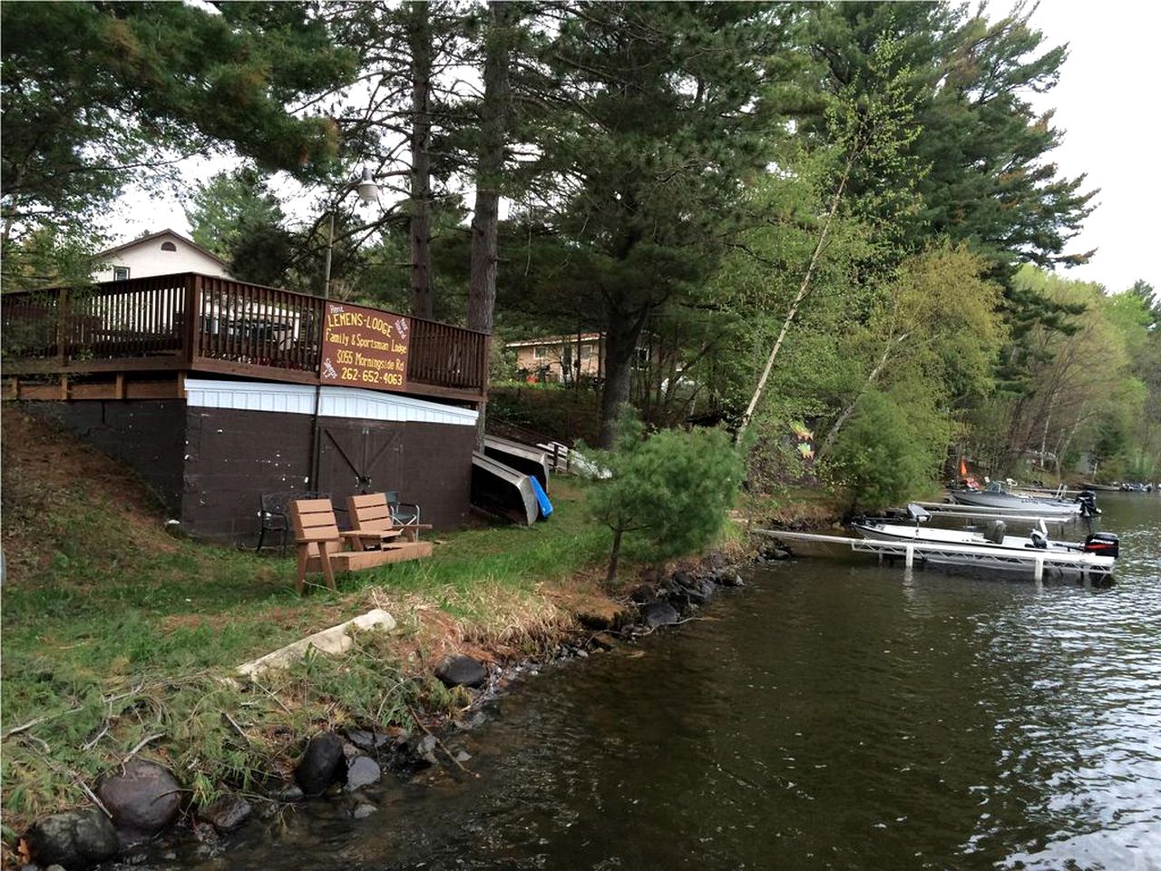 Secluded Rental on Long Lake, Wisconsin