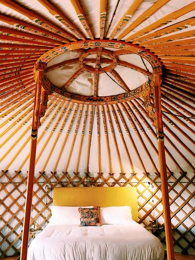 Yurts (United States of America, Wimberley, Texas)