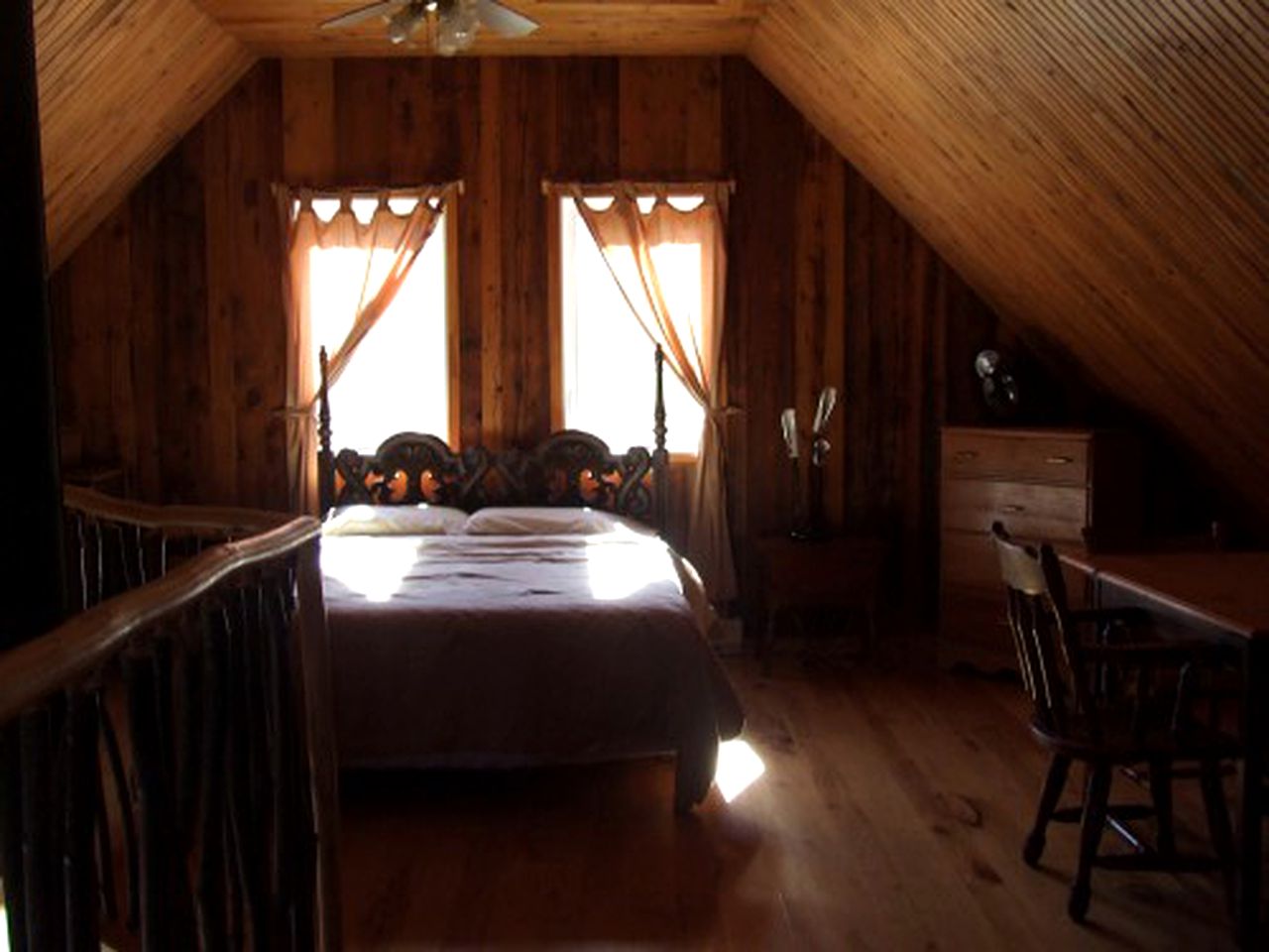 Classic Cabin Accommodation by a Lake in Lanaudière, Québec, Canada