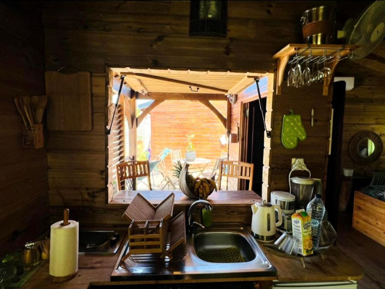 Authentic Creole-Inspired Cottage with Shared Pool Near Sainte-Rose, Guadeloupe