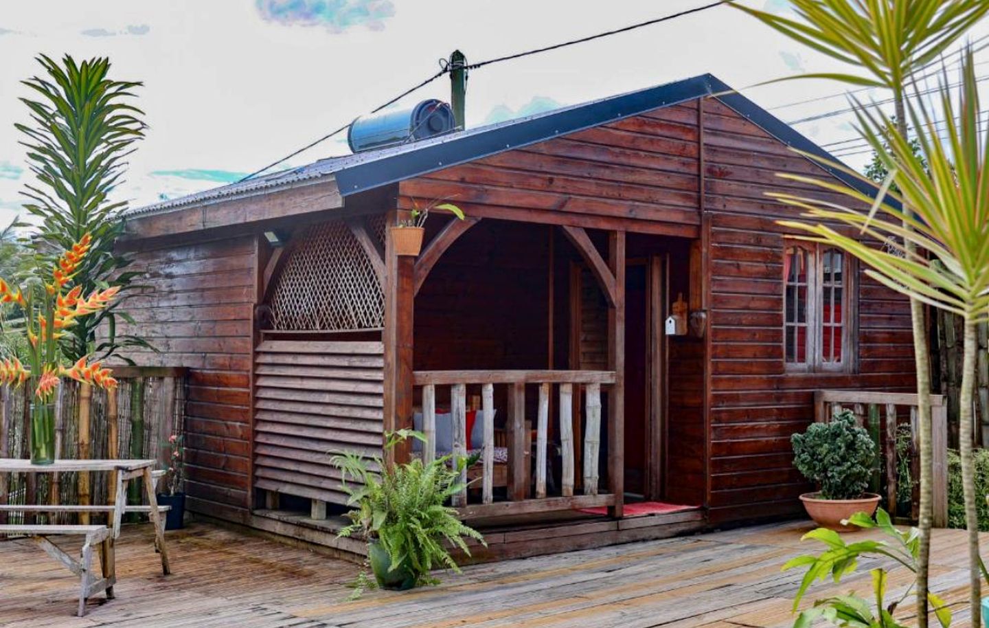 Cozy Creole Escape with Scenic Woodland Surroundings Near Sainte-Rose, Guadeloupe