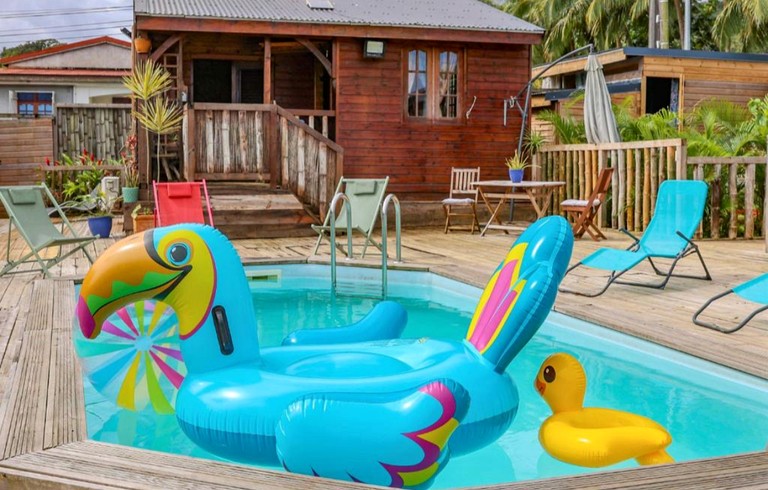 Charming Marine-Style Suite with Natural Wood Décor Near Sainte-Rose, Guadeloupe