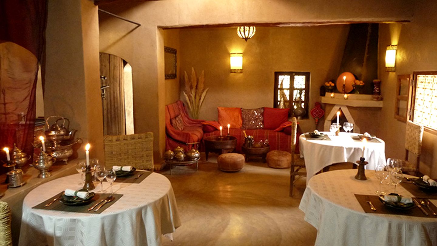 Stunning Romantic Getaway Accommodation in the Desert Oasis of Skoura, Morocco