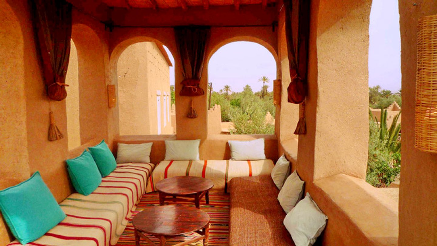 Stunning Romantic Getaway Accommodation in the Desert Oasis of Skoura, Morocco