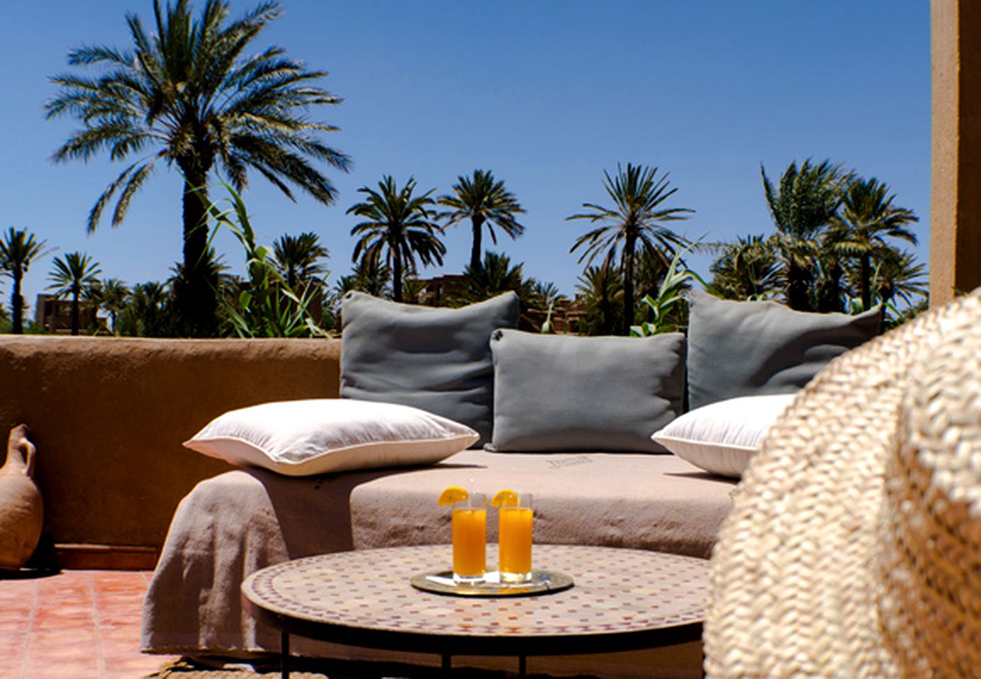 Stunning Romantic Getaway Accommodation in the Desert Oasis of Skoura, Morocco