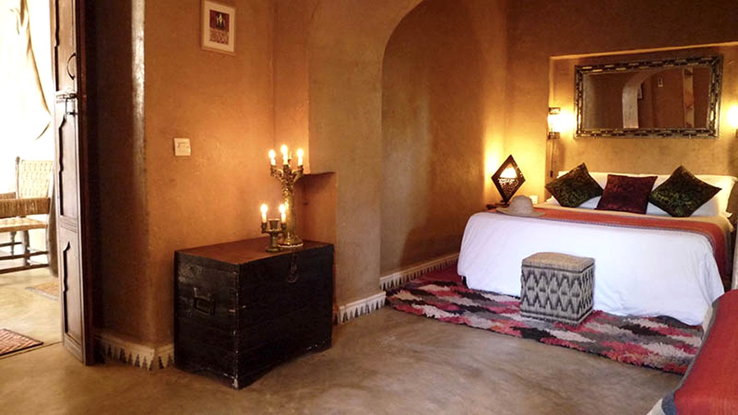 Stunning Romantic Getaway Accommodation in the Desert Oasis of Skoura, Morocco