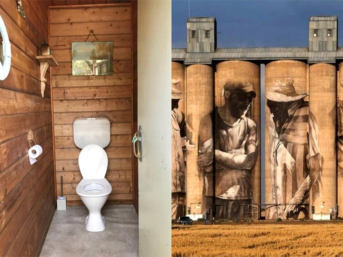 Log Cabins (Warracknabeal, Victoria, Australia)