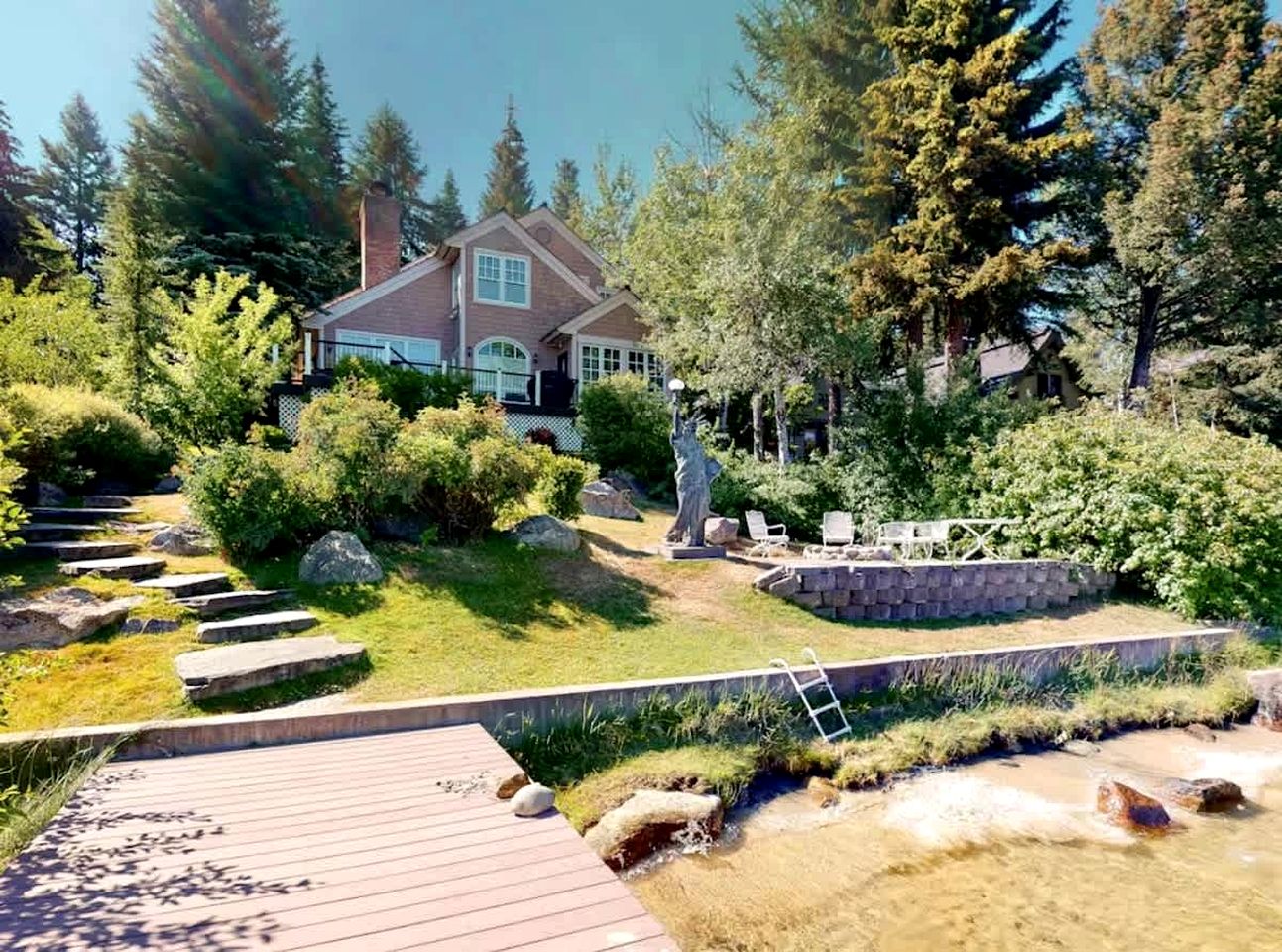 Peaceful Waterfront Retreat with Fire Pit & Nature-Filled Surroundings in McCall, Idaho
