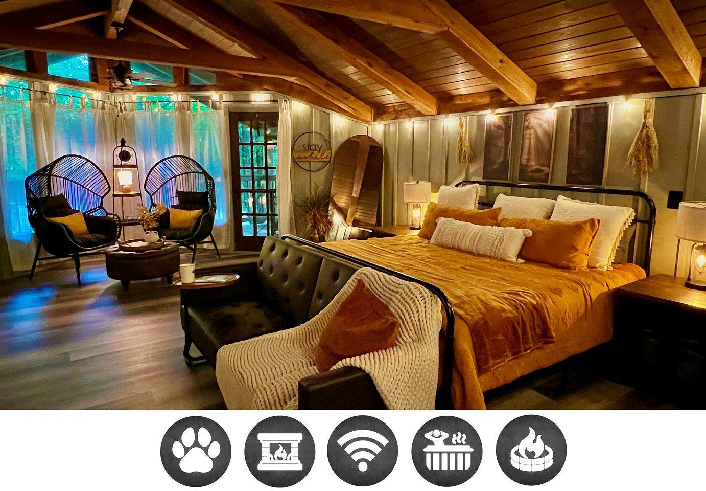 Romantic Cabin Ideal for a Secluded Escape in Townsend, Tennessee