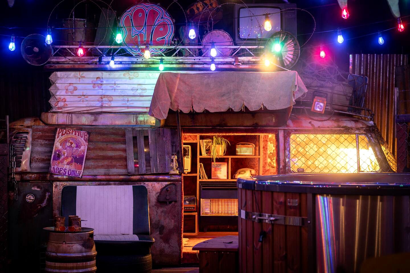 Quirky Themed Retreat with Hot Tub Featured on Amazing Spaces near Amersham, England