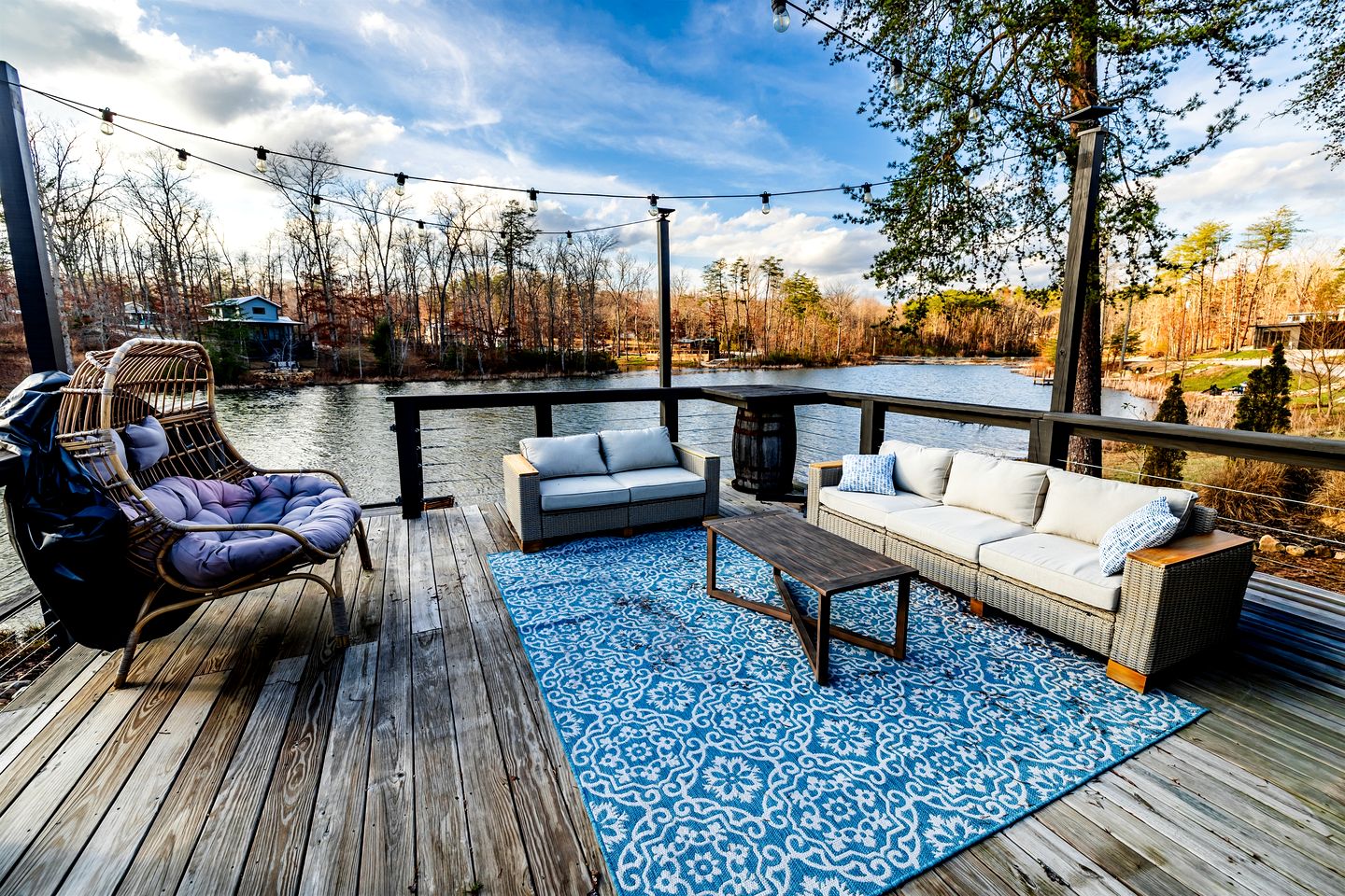 Lakefront Tiny Home Retreat with Private Dock & Sunset Views in Tracy City, Tennessee