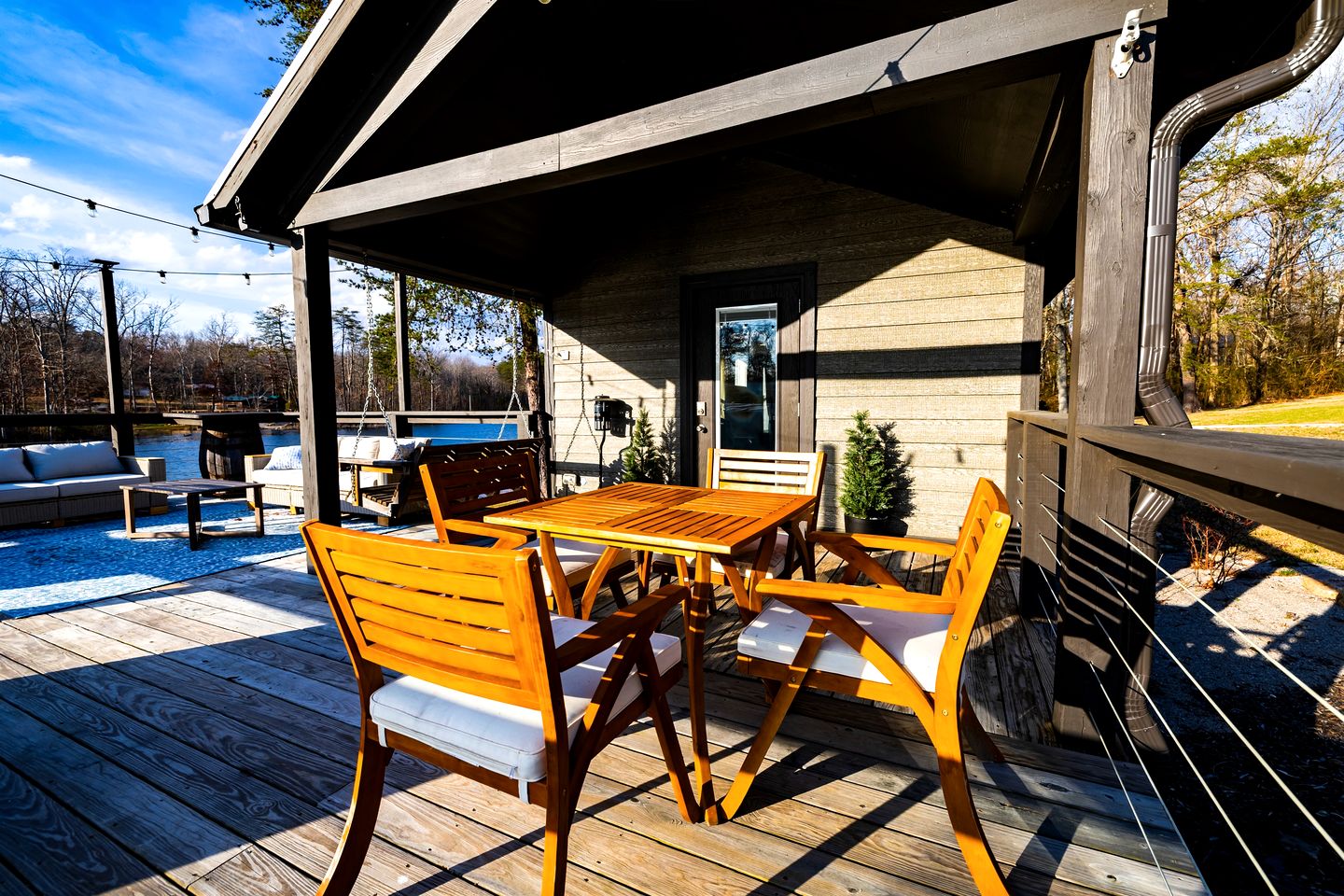 Lakefront Tiny Home Retreat with Private Dock & Sunset Views in Tracy City, Tennessee